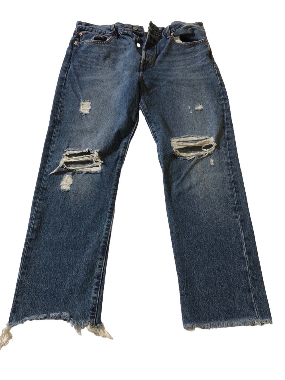 Levi's Wedgie Straight Dark Blue Jeans